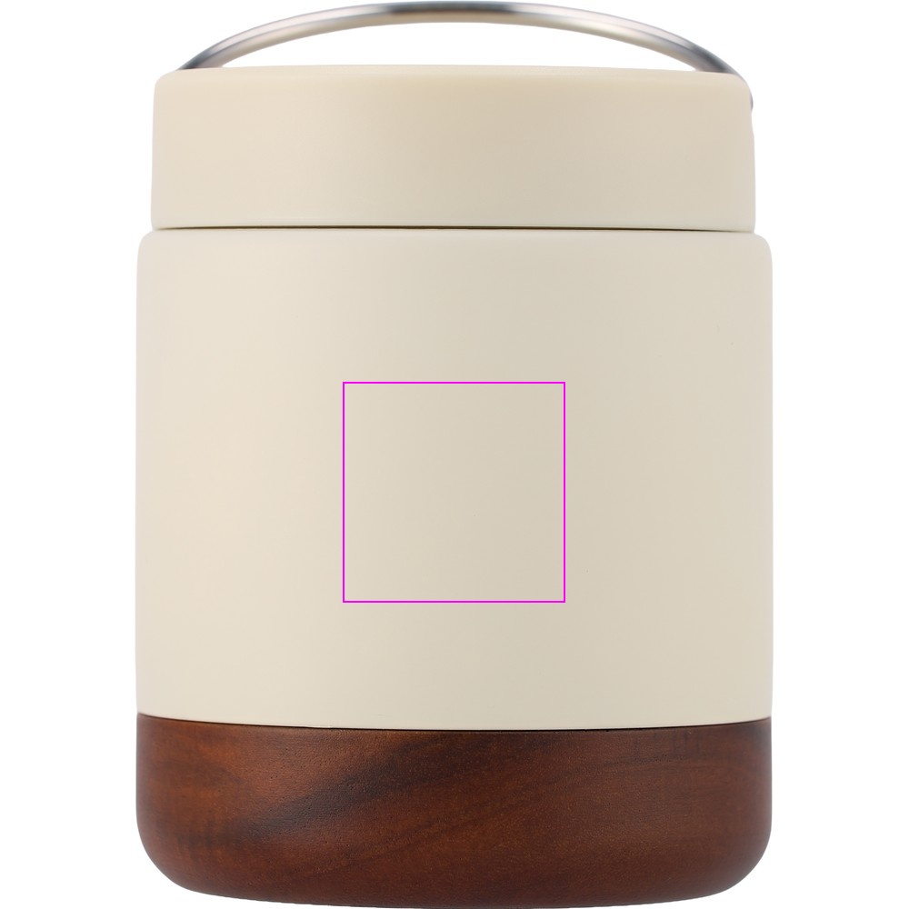 Lunch box termiczny stalowy z recyklingu PORTO CERVO MoLu 400 ml