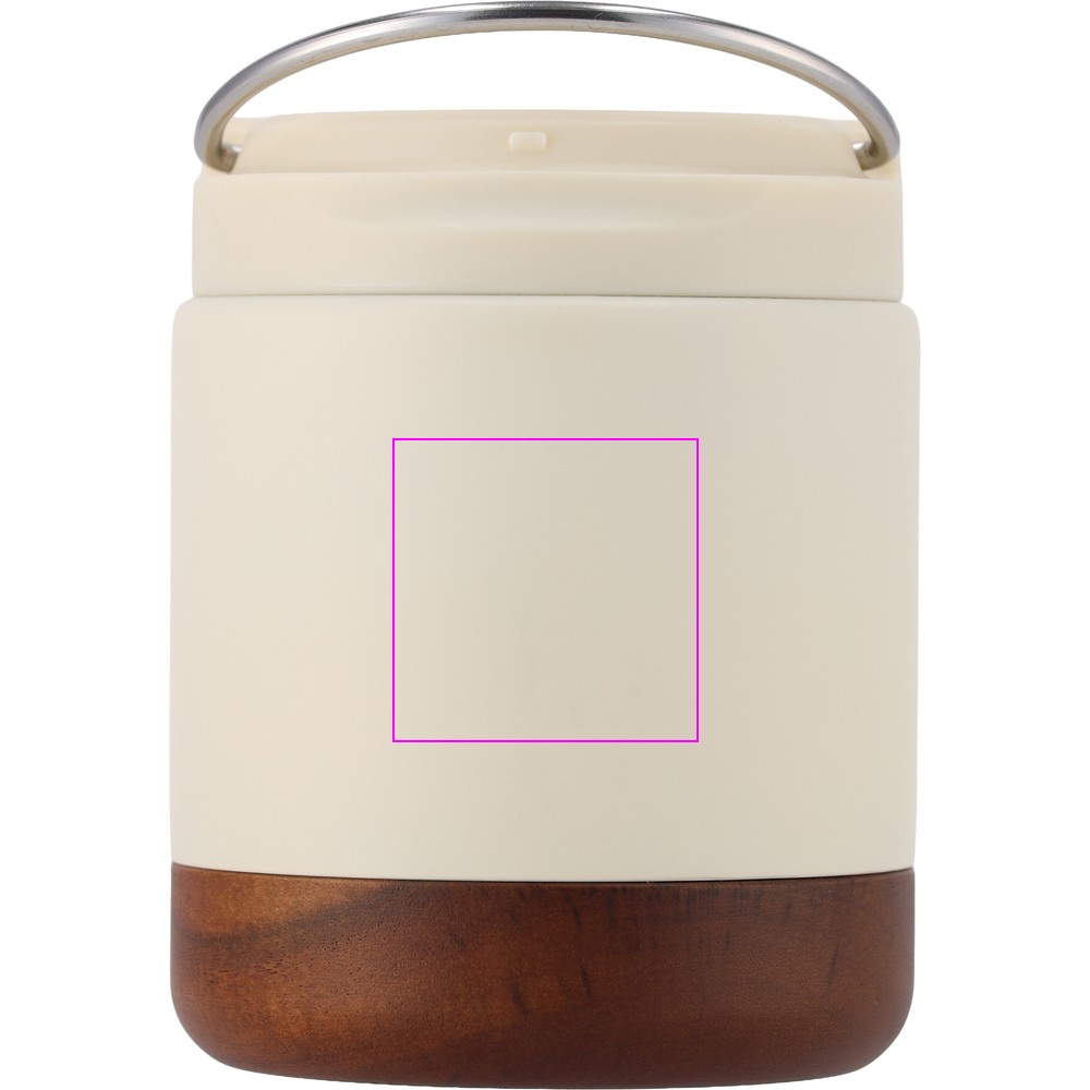 Lunch box termiczny stalowy z recyklingu PORTO CERVO MoLu 400 ml