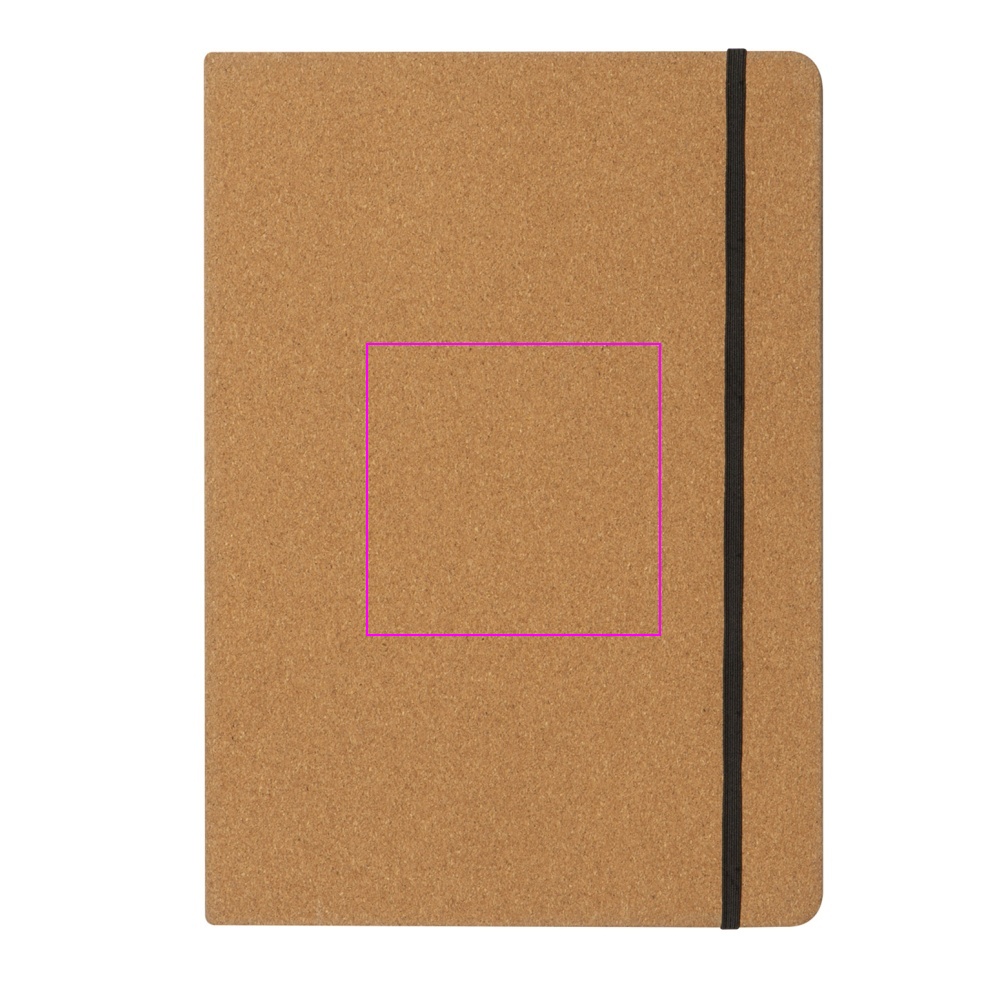 Folder A4 w linie z papieru z recyklingu SYRACUSE