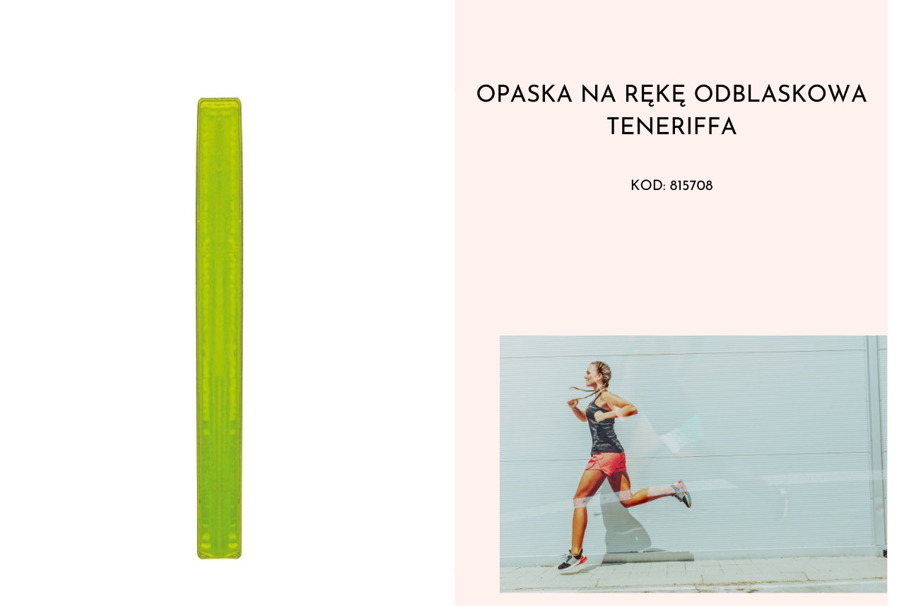 Opaska na rękę z logo