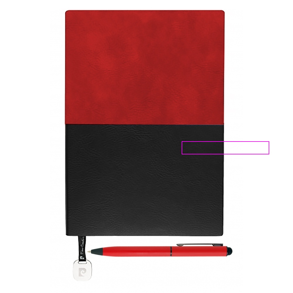 Notebook A5 dotted with ballpen REPORTER Pierre Cardin