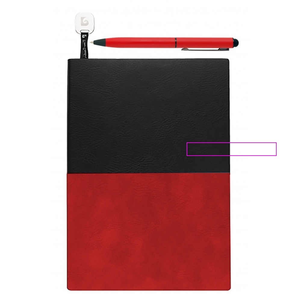 Notebook A5 dotted with ballpen REPORTER Pierre Cardin