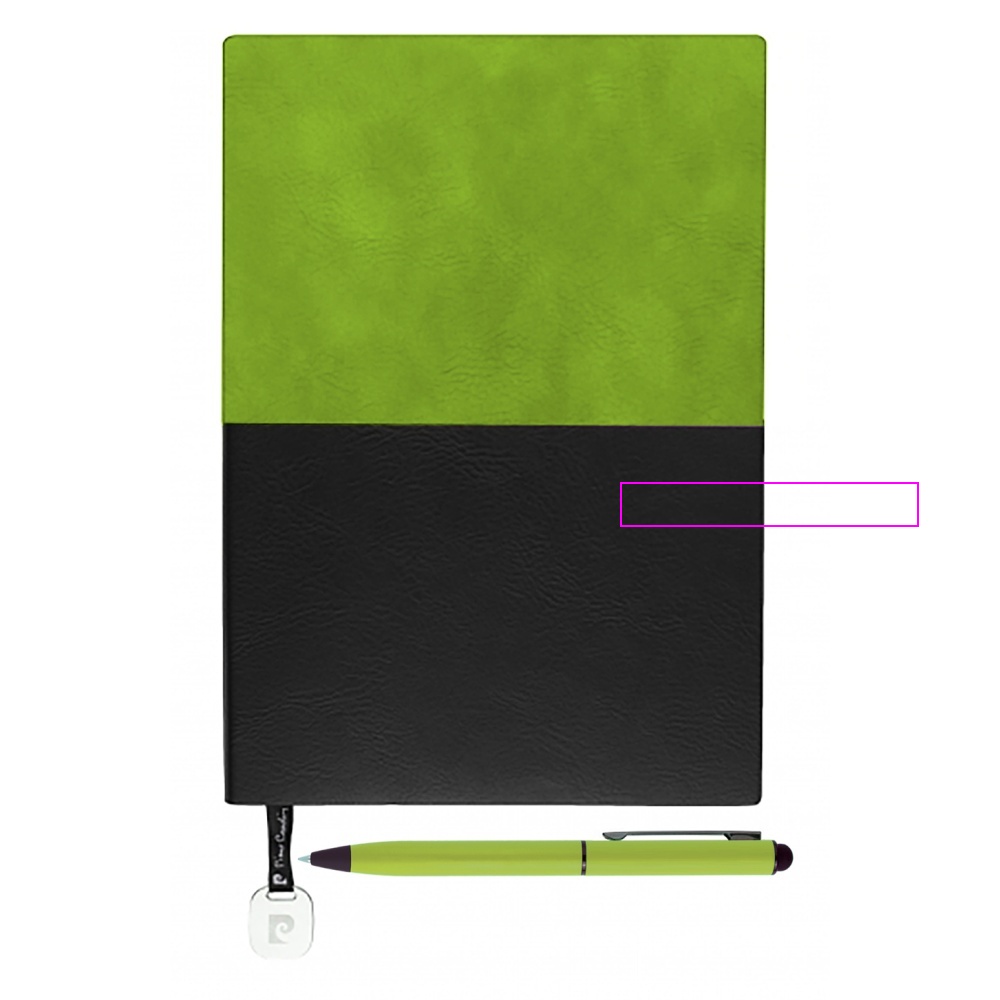 Notebook A5 dotted with ballpen REPORTER Pierre Cardin