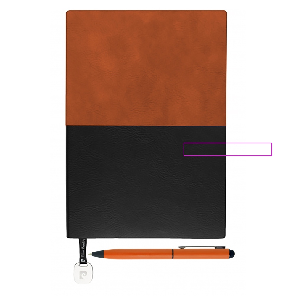 Notebook A5 dotted with ballpen REPORTER Pierre Cardin