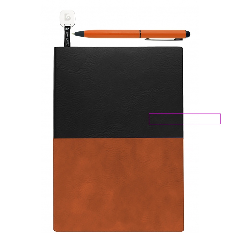 Notebook A5 dotted with ballpen REPORTER Pierre Cardin