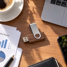 Pendrive drewniany 4GB 2.0 LEAGUE CITY