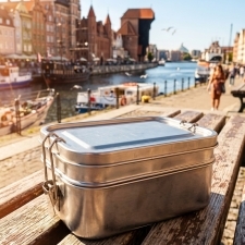 Lunch box dwupoziomowy PORTO ALEGRE 700 ml i 450 ml 