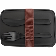 Lunch box ze sztućcami 600 ml VIGO