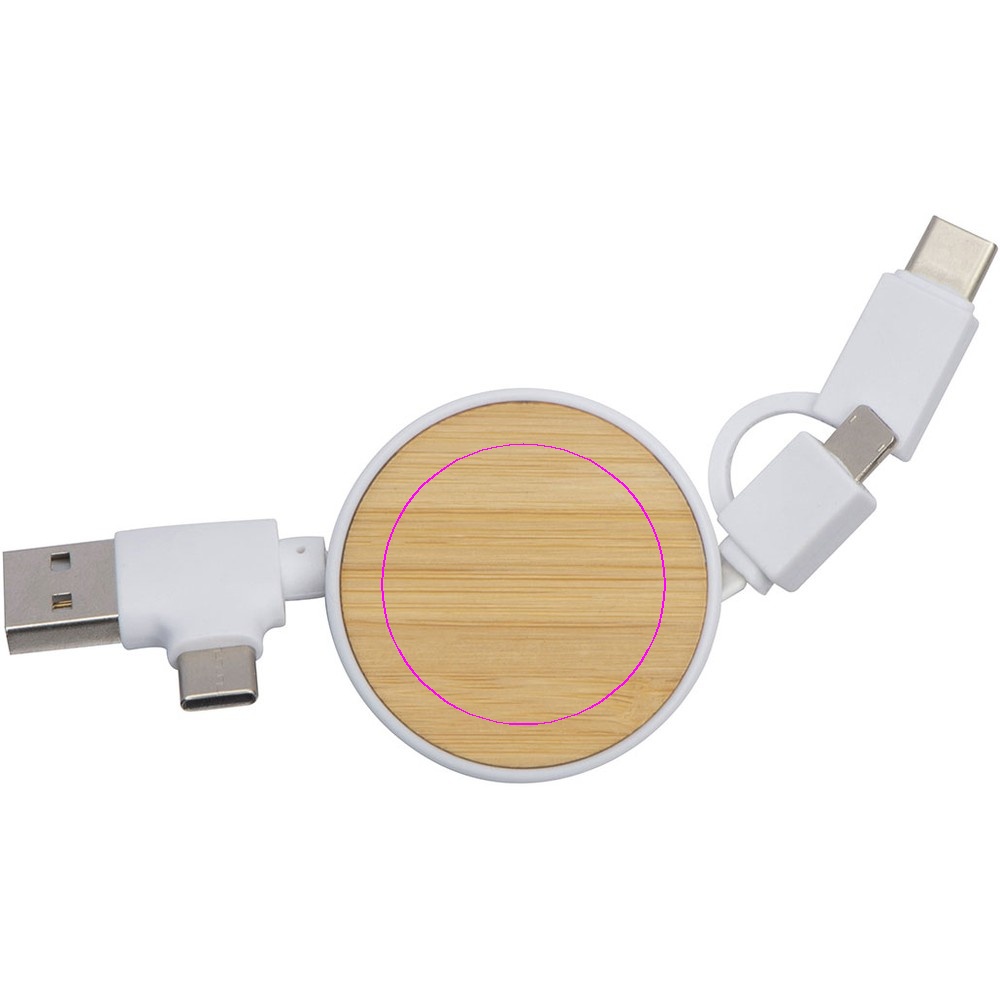 Bamboo charging cable GRONINGEN