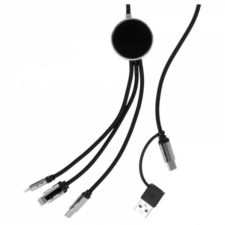 DŁUGI KABEL 5W1 Z PODŚWIETLANYM LOGO, W102TG