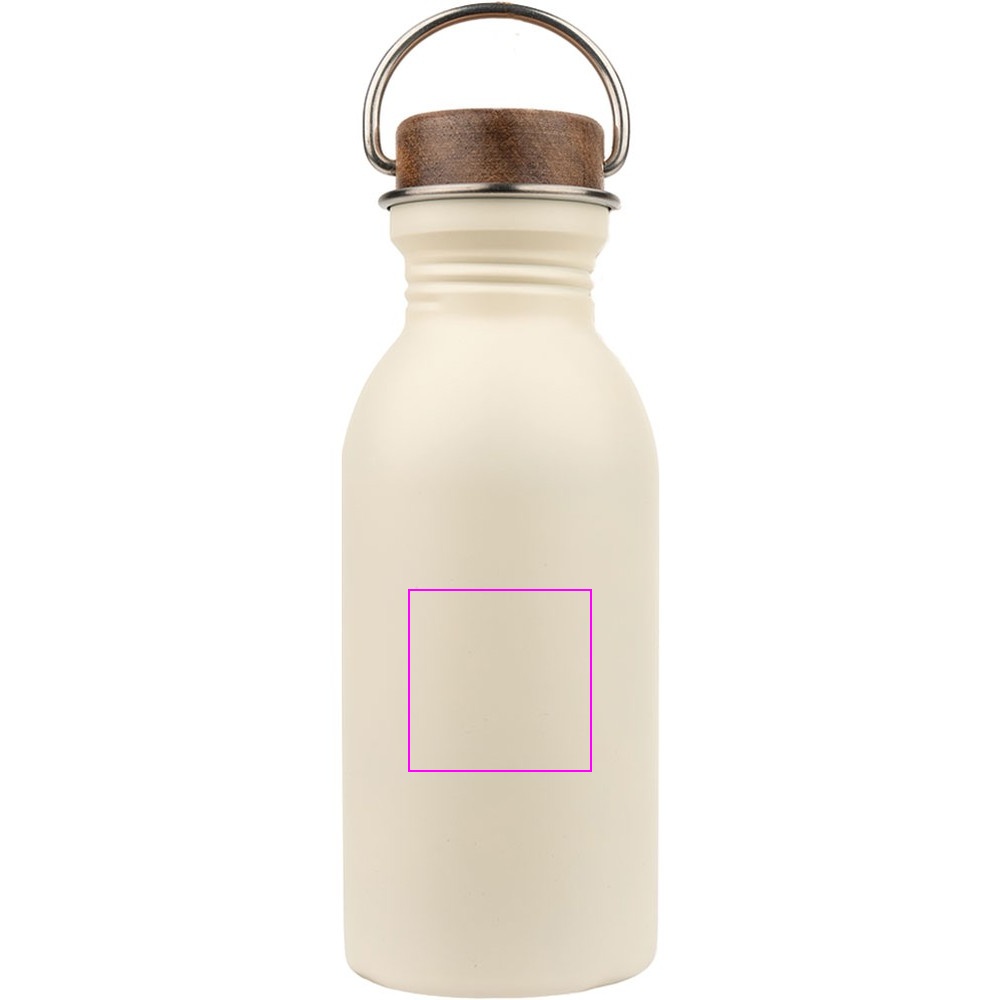 Butelka stalowa z recyklingu IBIZA MoLu 500 ml