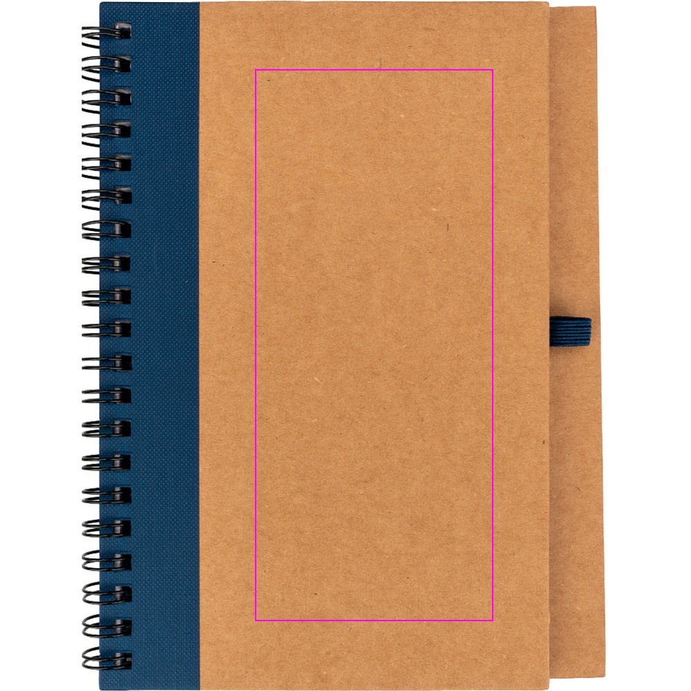 A5 notebook with blank pages made from recycled paper RAVENNA
