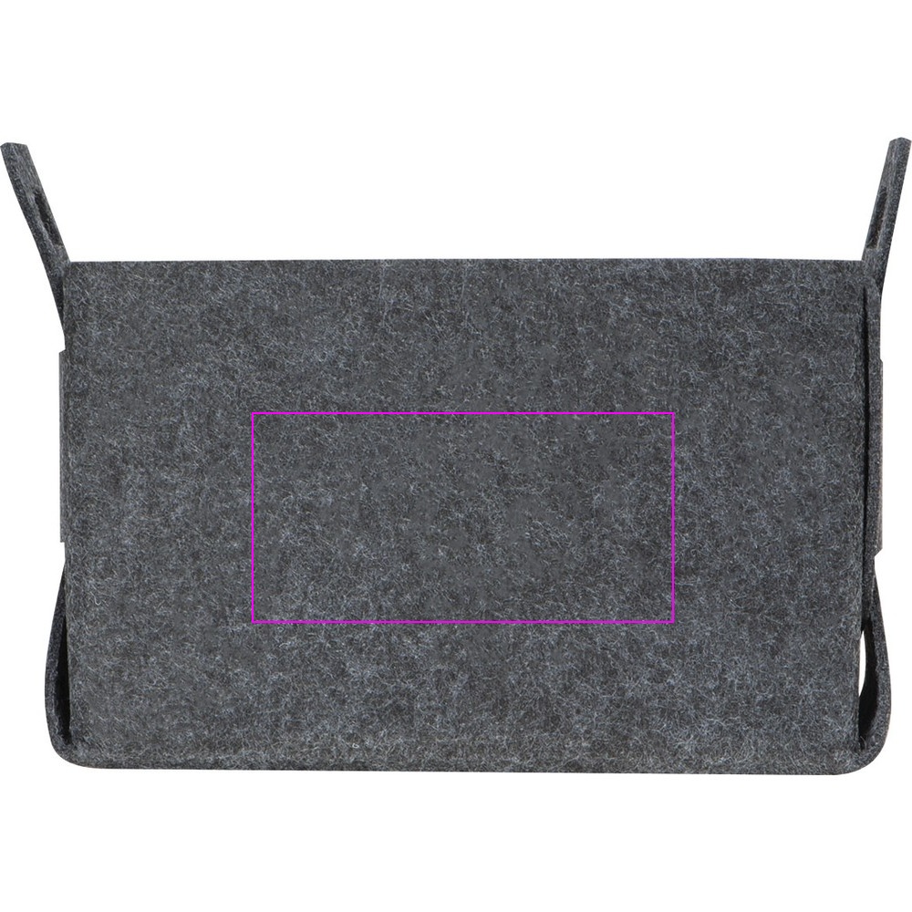 Foldable basket made of rPET felt OSTERSUND