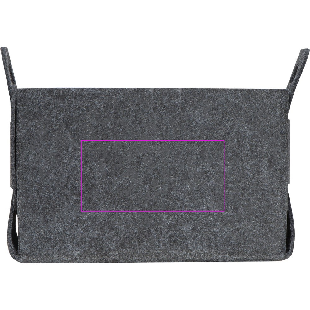Foldable basket made of rPET felt OSTERSUND