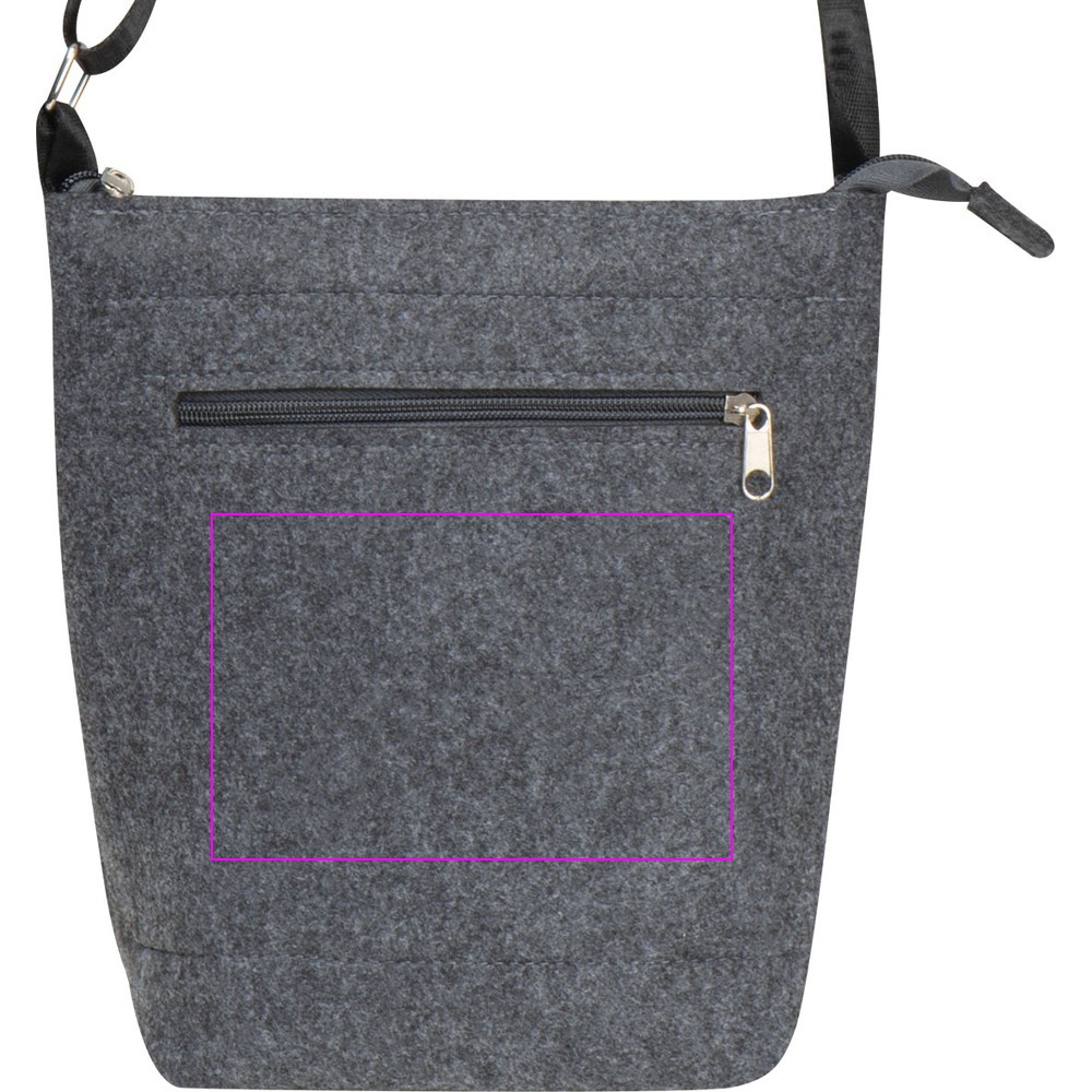 Felt shoulder bag rPET LAGOS