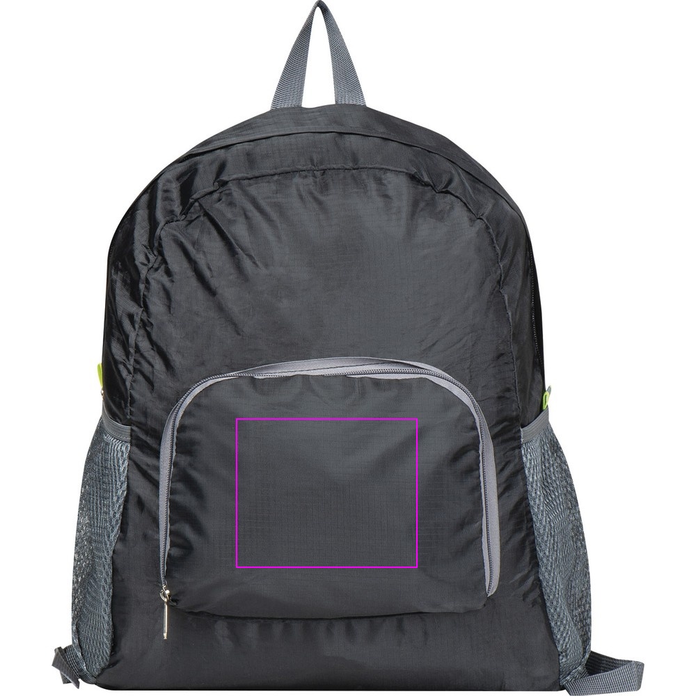 Foldable rPET backpack SALFORD