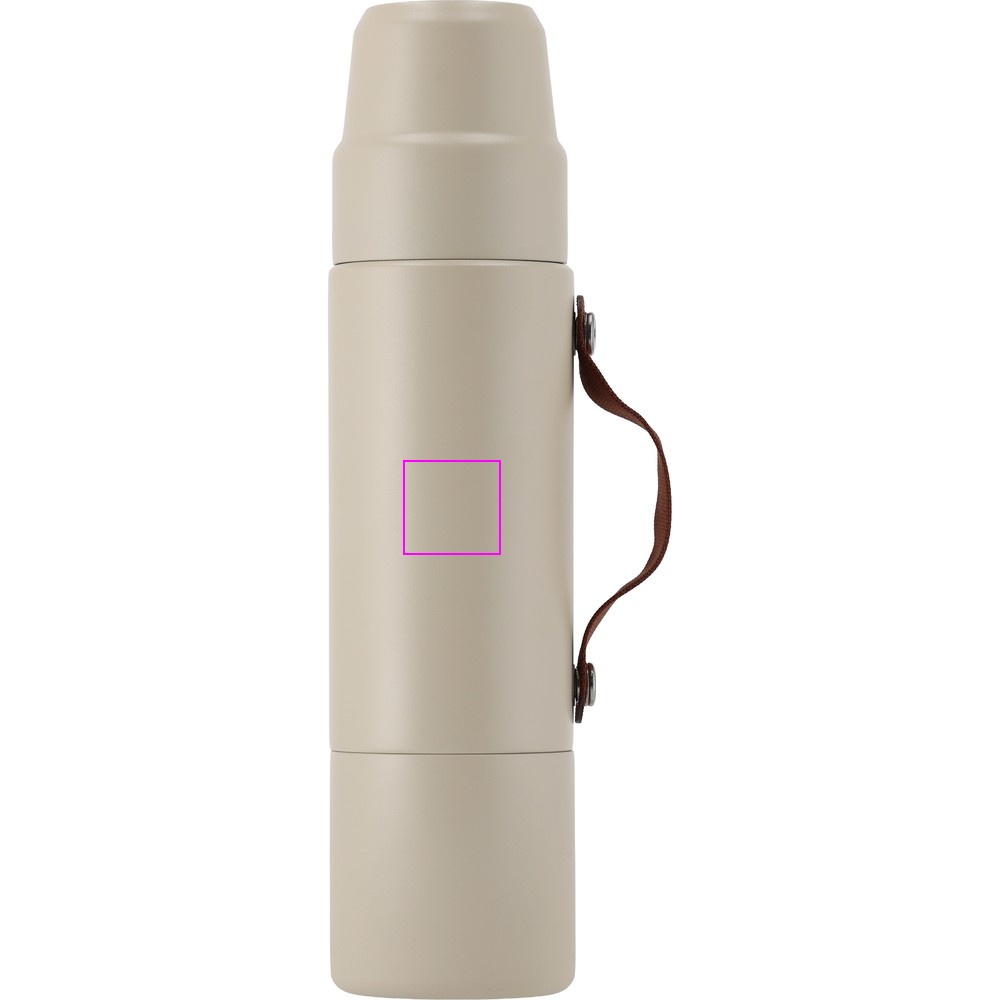 Termos stalowy z recyklingu LE BOURGET MoLu 1000 ml