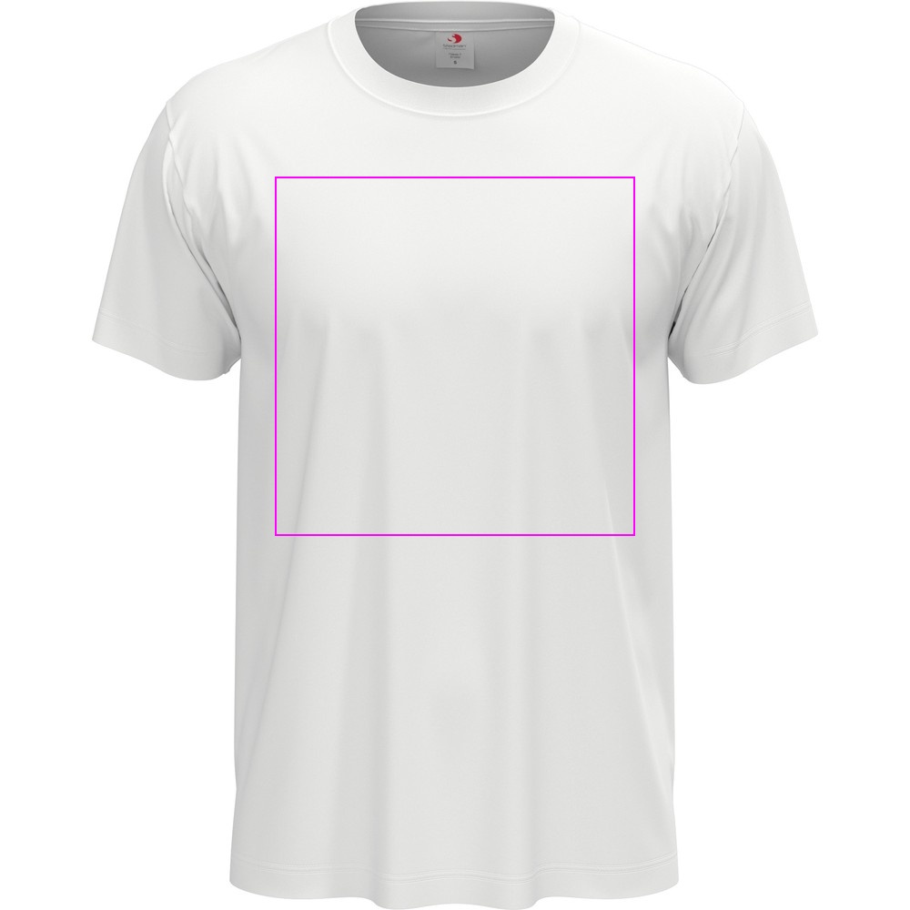 T-shirt unisex 155 g/m2, Classic-T White, rozmiar S