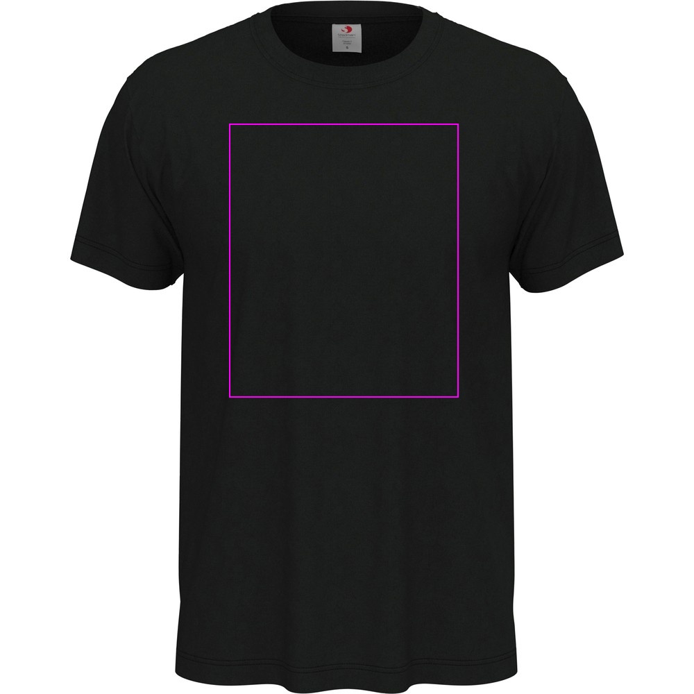 T-shirt unisex 155 g/m2, Classic-T Black Opal, rozmiar S
