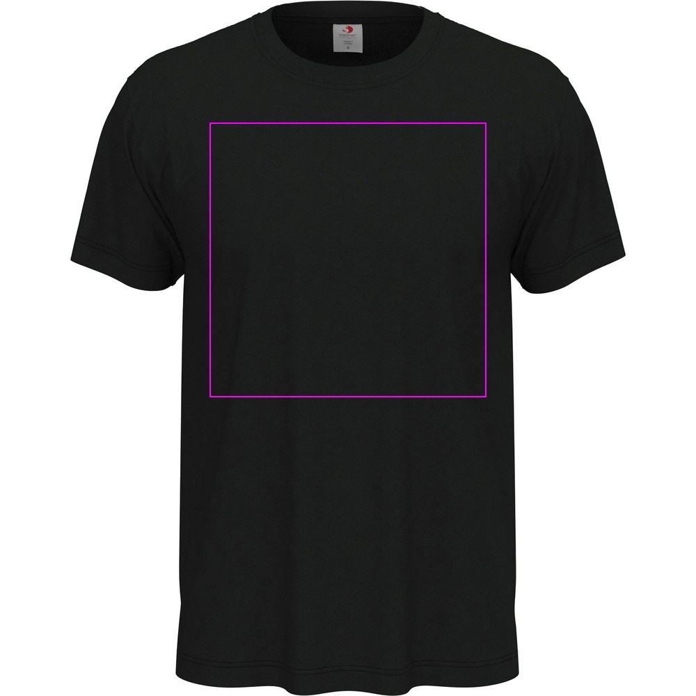 T-shirt unisex 155 g/m2, Classic-T Black Opal, rozmiar S