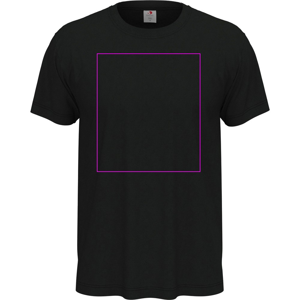 T-shirt unisex 155 g/m2, Classic-T Black Opal, rozmiar L