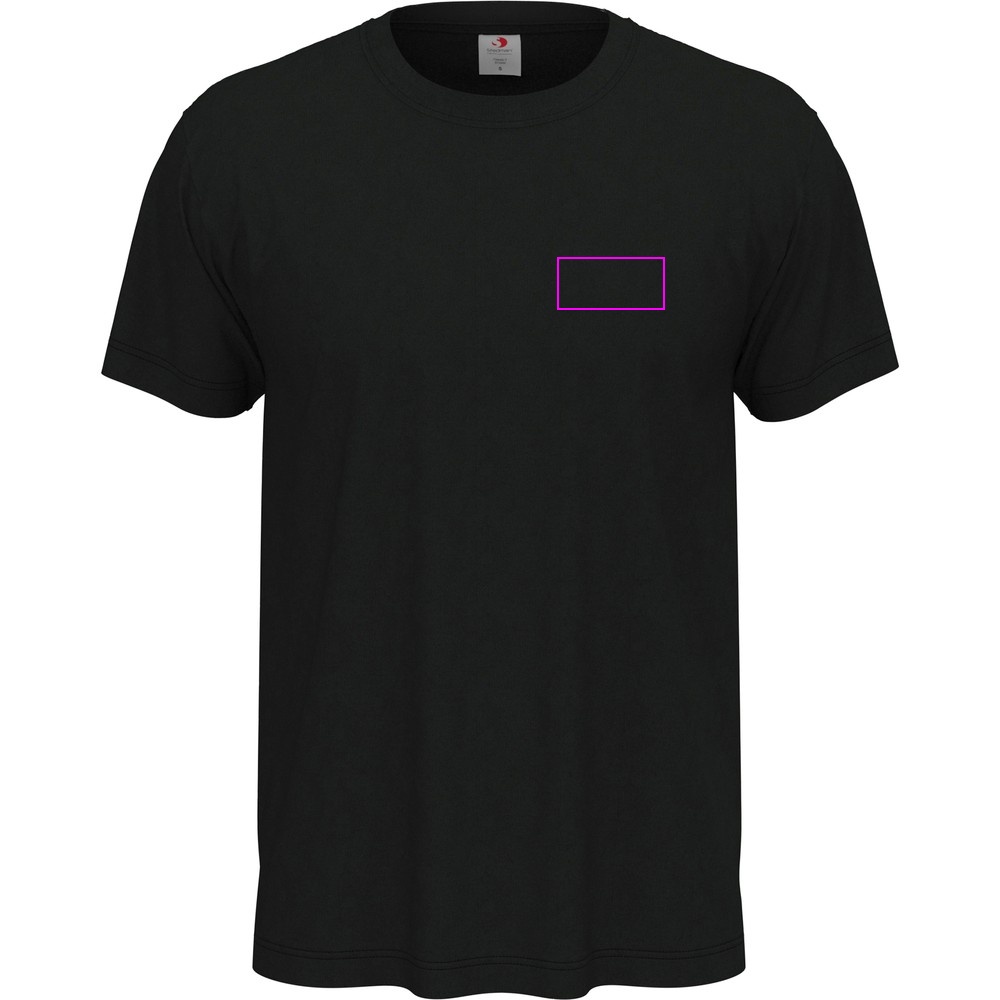 T-shirt unisex 155 g/m2, Classic-T Black Opal, rozmiar XL