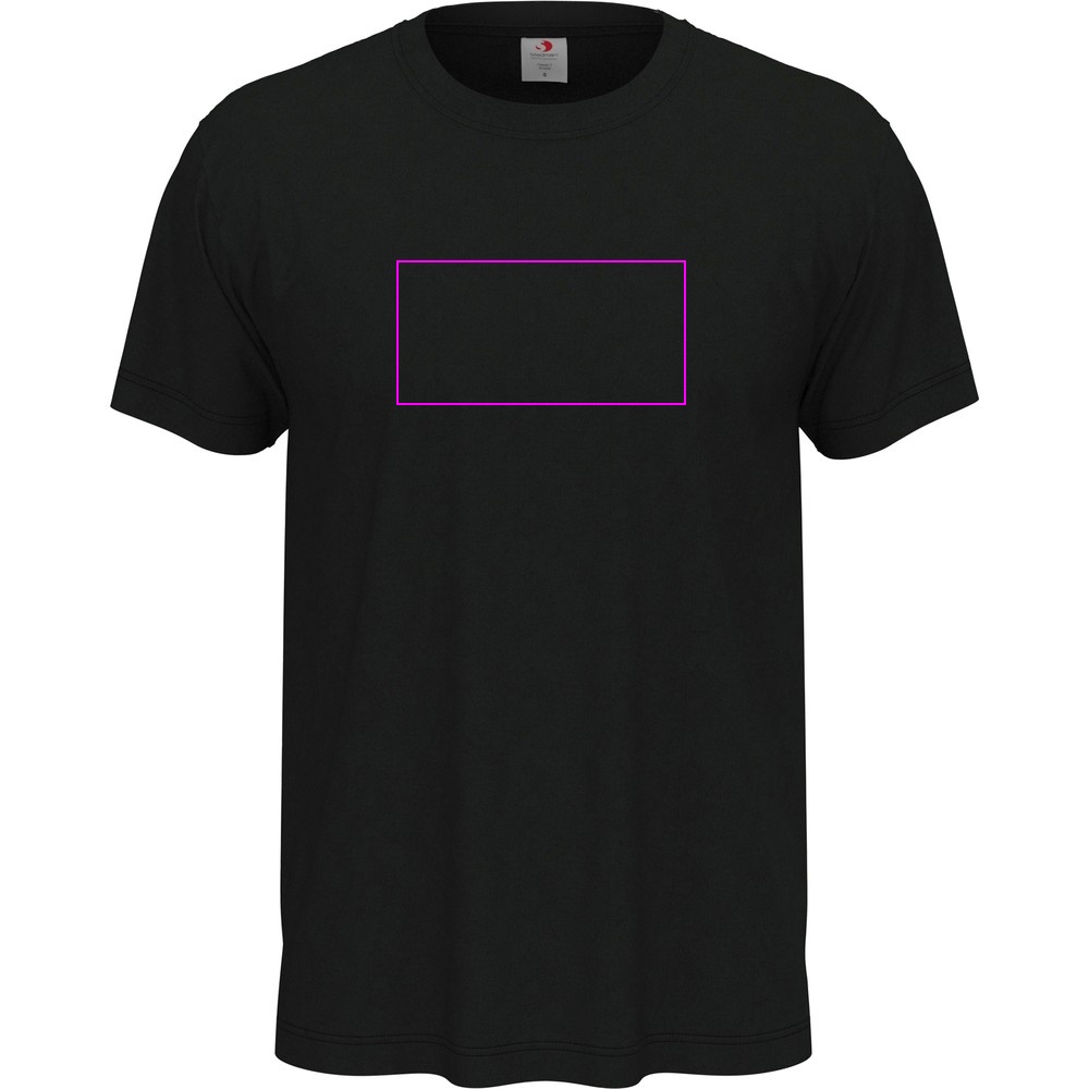 T-shirt unisex 155 g/m2, Classic-T Black Opal, rozmiar XXL