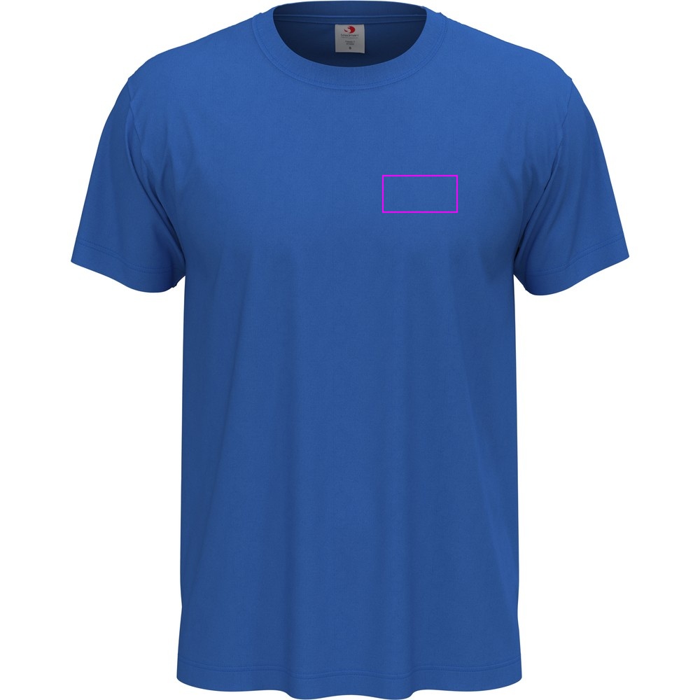 T-shirt unisex 155 g/m2, Classic-T Bright Royal, rozmiar M