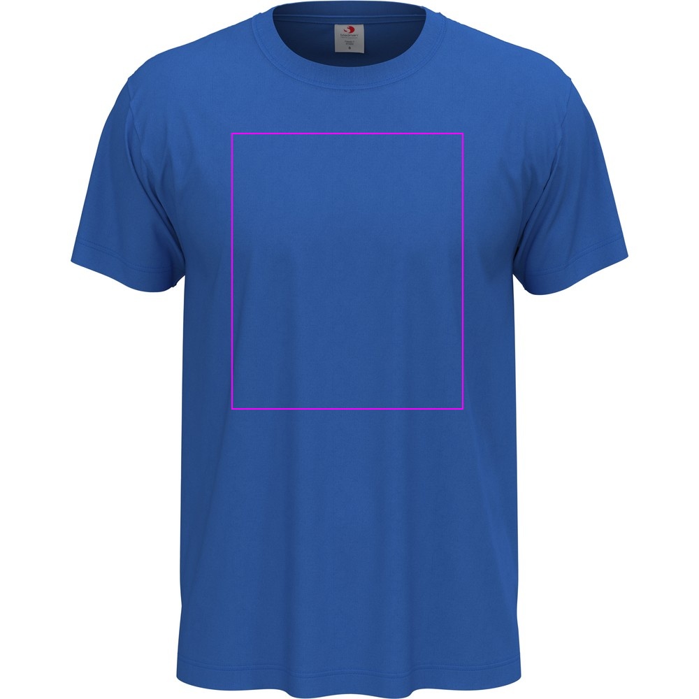 T-shirt unisex 155 g/m2, Classic-T Bright Royal, rozmiar M