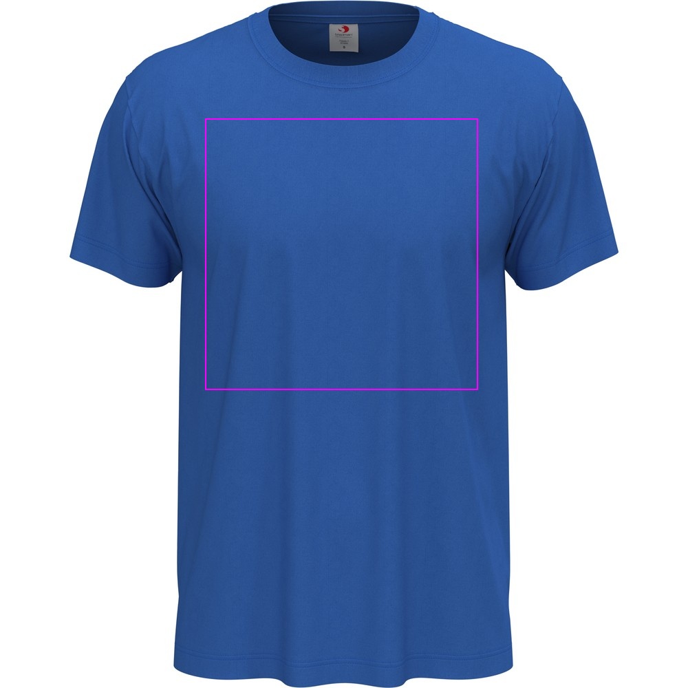 T-shirt unisex 155 g/m2, Classic-T Bright Royal, rozmiar M
