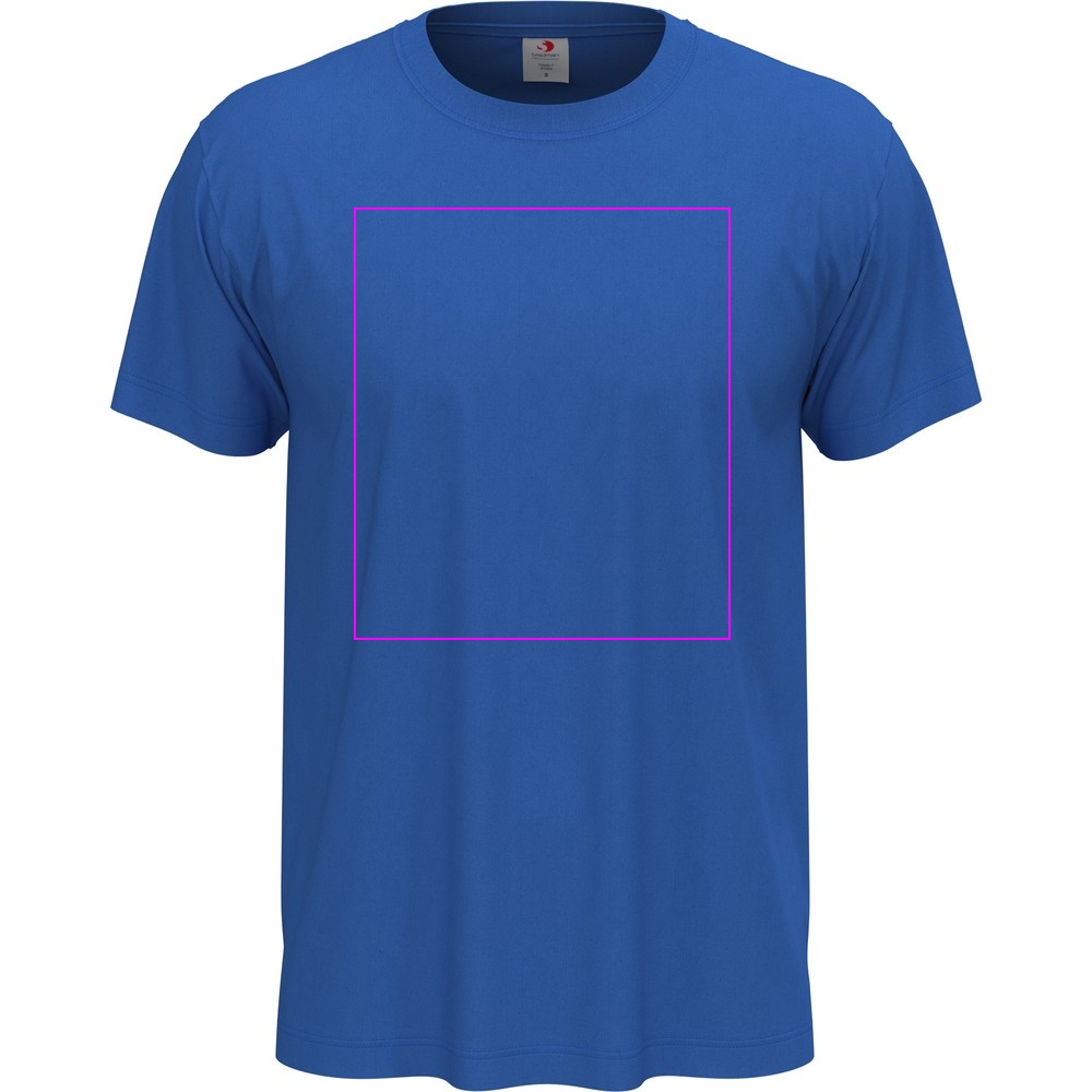 T-shirt unisex 155 g/m2, Classic-T Bright Royal, rozmiar L