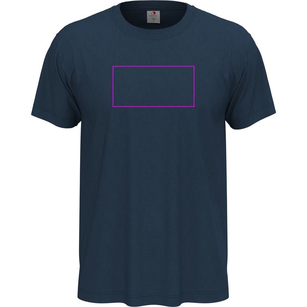 T-shirt unisex 155 g/m2, Classic-T Navy Blue, rozmiar XXL