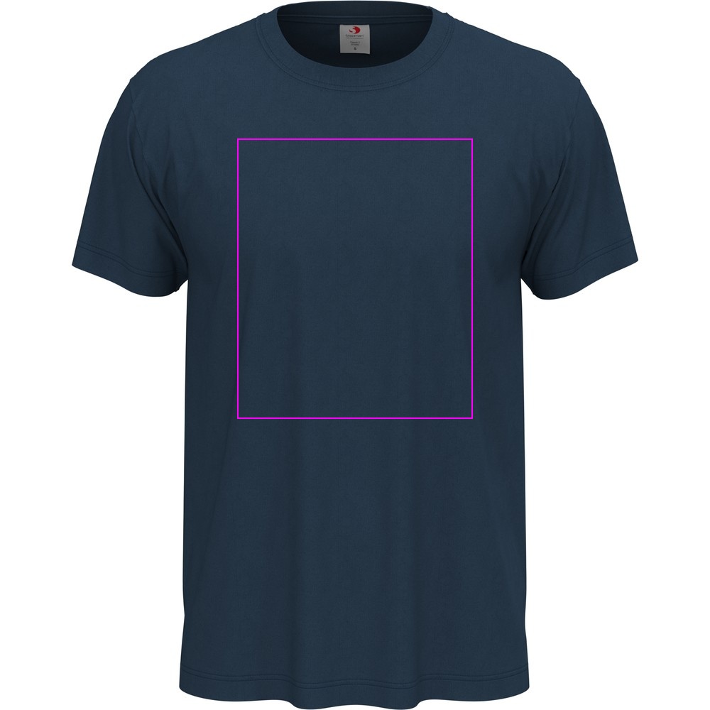 T-shirt unisex 155 g/m2, Classic-T Navy Blue, rozmiar XXL