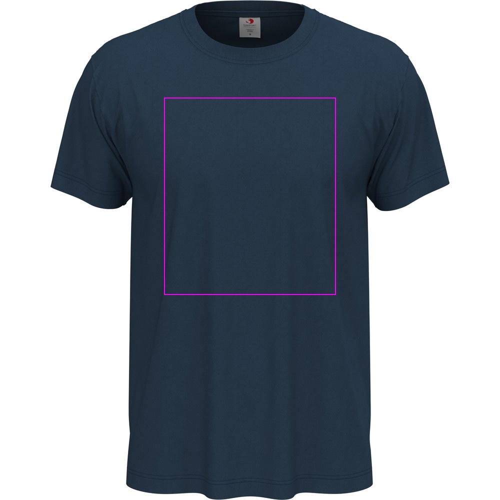 T-shirt unisex 155 g/m2, Classic-T Navy Blue, rozmiar XXL
