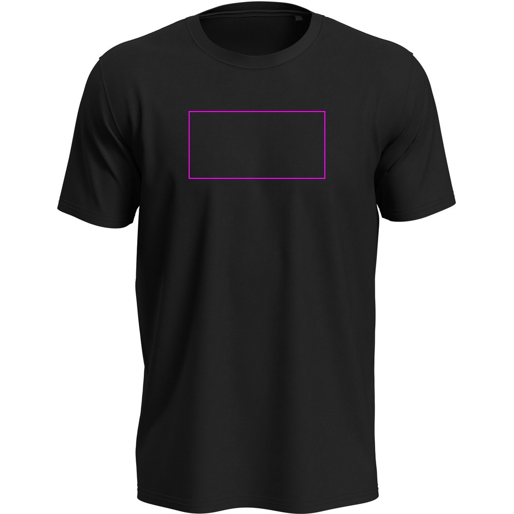 T-shirt unisex 180 g/m2, Lux-T Black Opal, rozmiar XXL