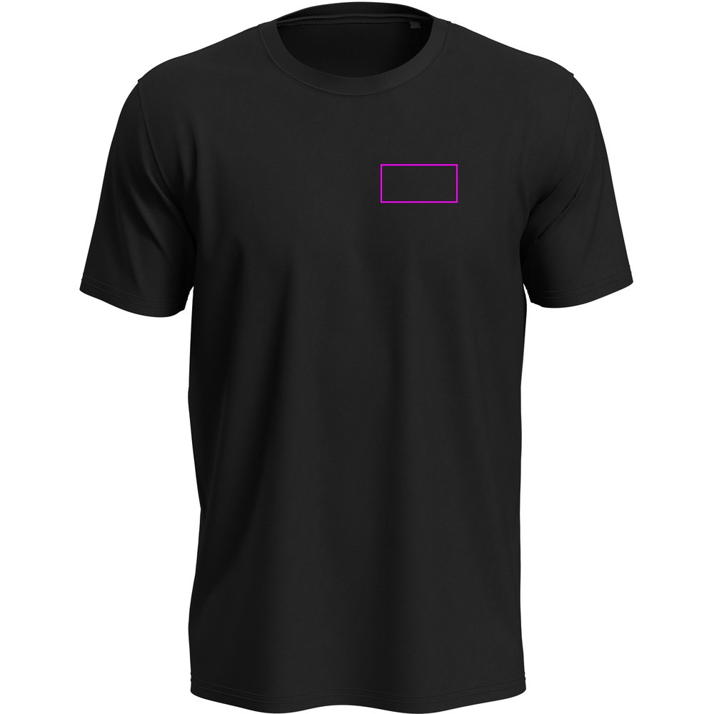 T-shirt unisex 180 g/m2, Lux-T Black Opal, rozmiar XXL