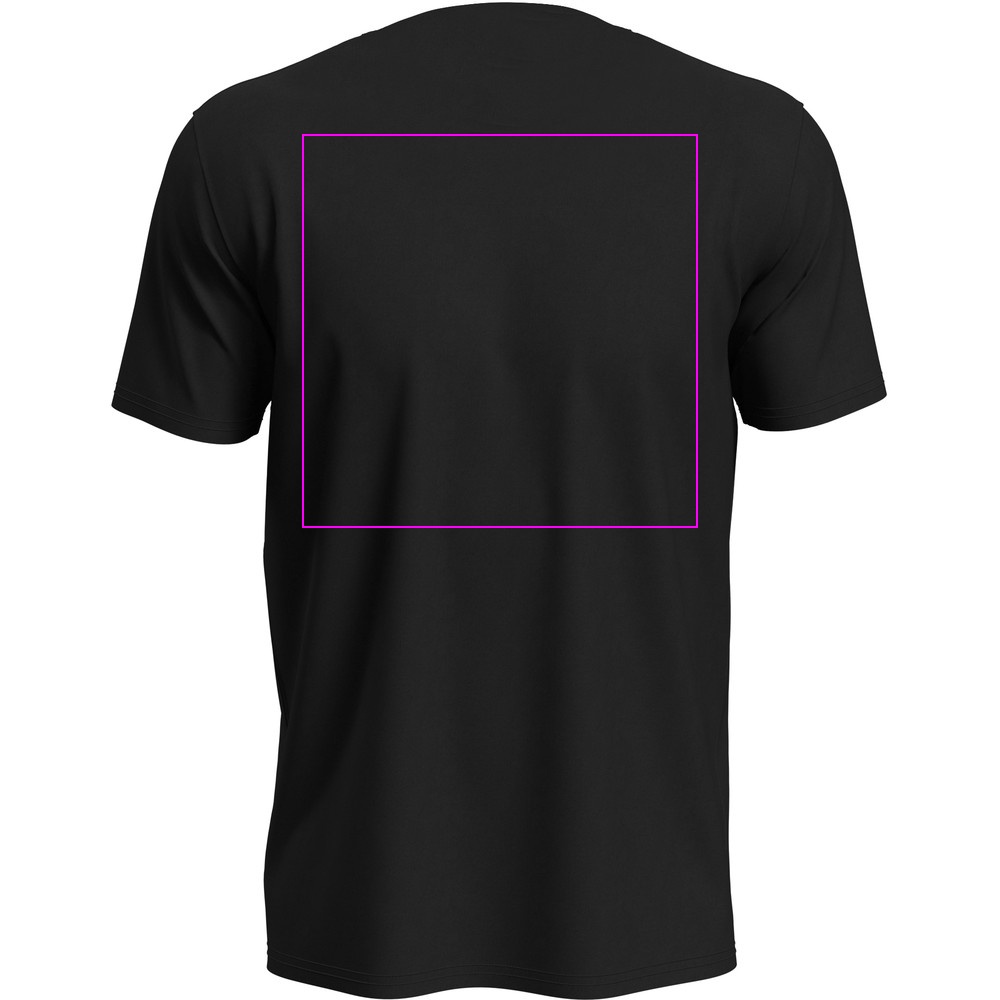 T-shirt unisex 180 g/m2, Lux-T Black Opal, rozmiar XXL