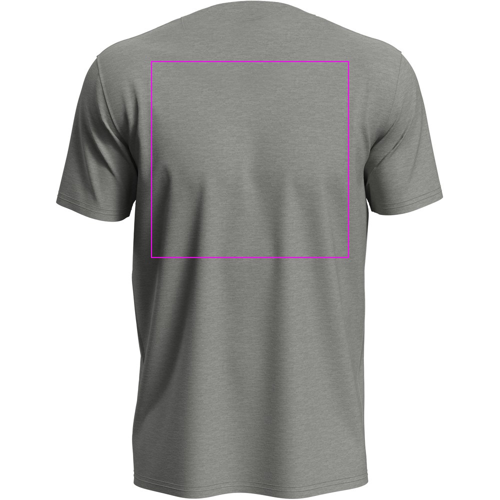 T-shirt unisex 180 g/m2, Lux-T Grey Heather, rozmiar S