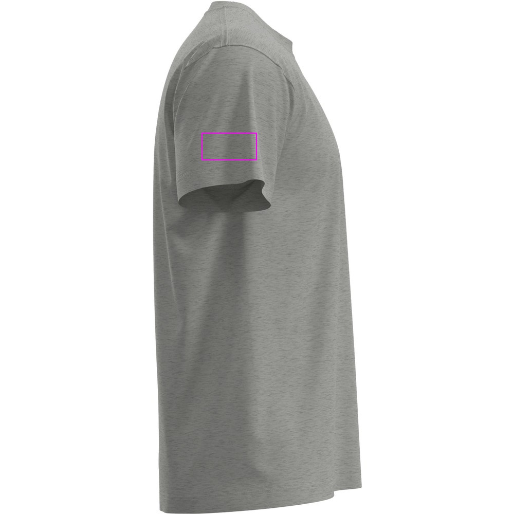 T-shirt unisex 180 g/m2, Lux-T Grey Heather, rozmiar S