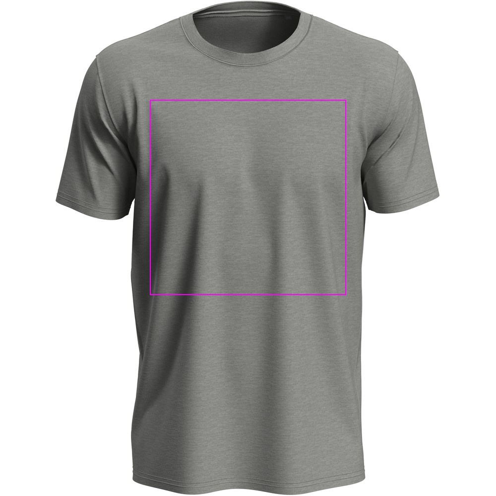 T-shirt unisex 180 g/m2, Lux-T Grey Heather, rozmiar S