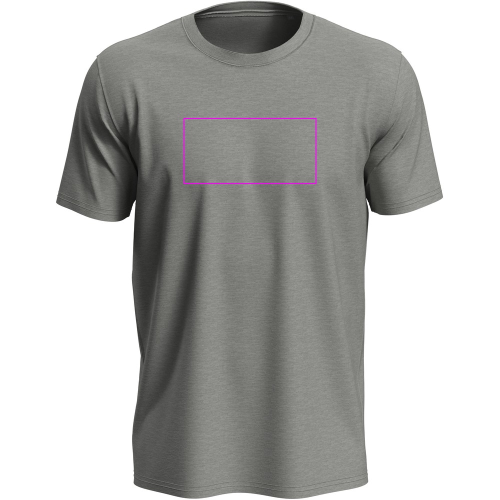 T-shirt unisex 180 g/m2, Lux-T Grey Heather, rozmiar M