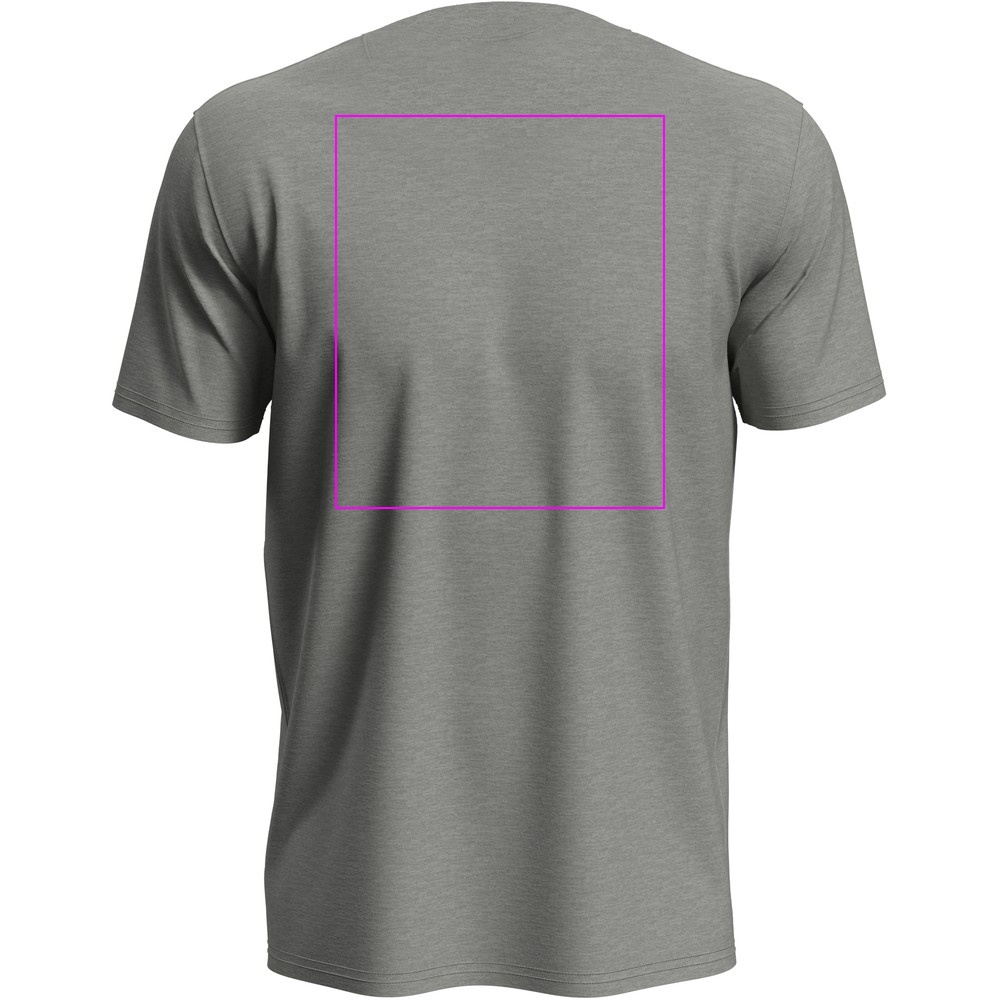 T-shirt unisex 180 g/m2, Lux-T Grey Heather, rozmiar M