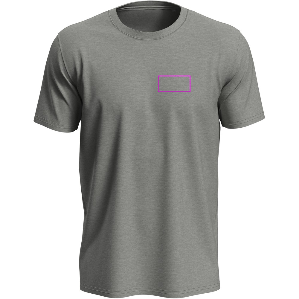 T-shirt unisex 180 g/m2, Lux-T Grey Heather, rozmiar XL