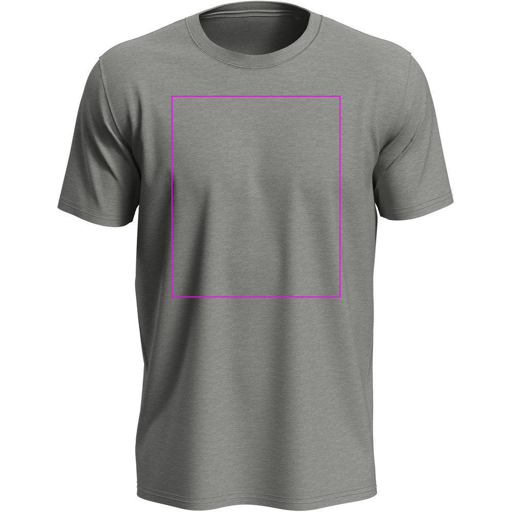 T-shirt unisex 180 g/m2, Lux-T Grey Heather, rozmiar XXL