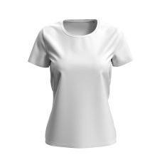 T-shirt damski 160 g/m2, Lux-T White, rozmiar S