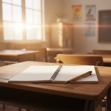 Notes A5 w linie z długopisem z tektury z recyklingu KENTWOOD